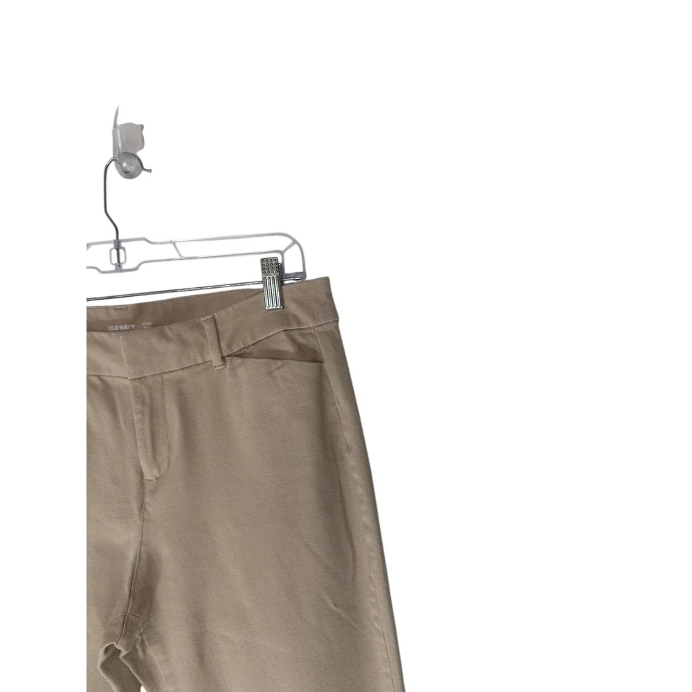 Old Navy Kahki Tan Career Office Straight‎ Leg Pixie Ankle Dress Pants Size 10